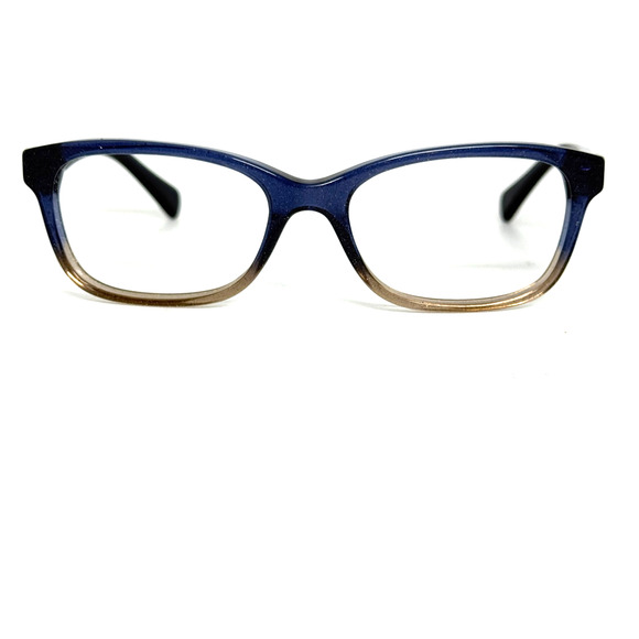 COACH Eyeglasses Frame HC6089 5474 Denim Taupe Blue Glitter 51-16-135 H19807 - Picture 1 of 7